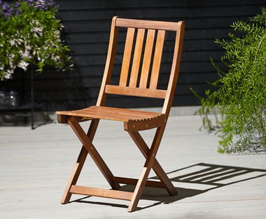 wooden folding garden chair
