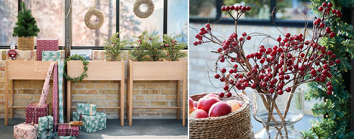 Artificial plants for your Christmas decor