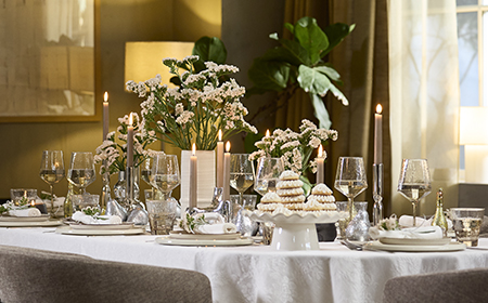 Create a festive New Year’s Eve table setting