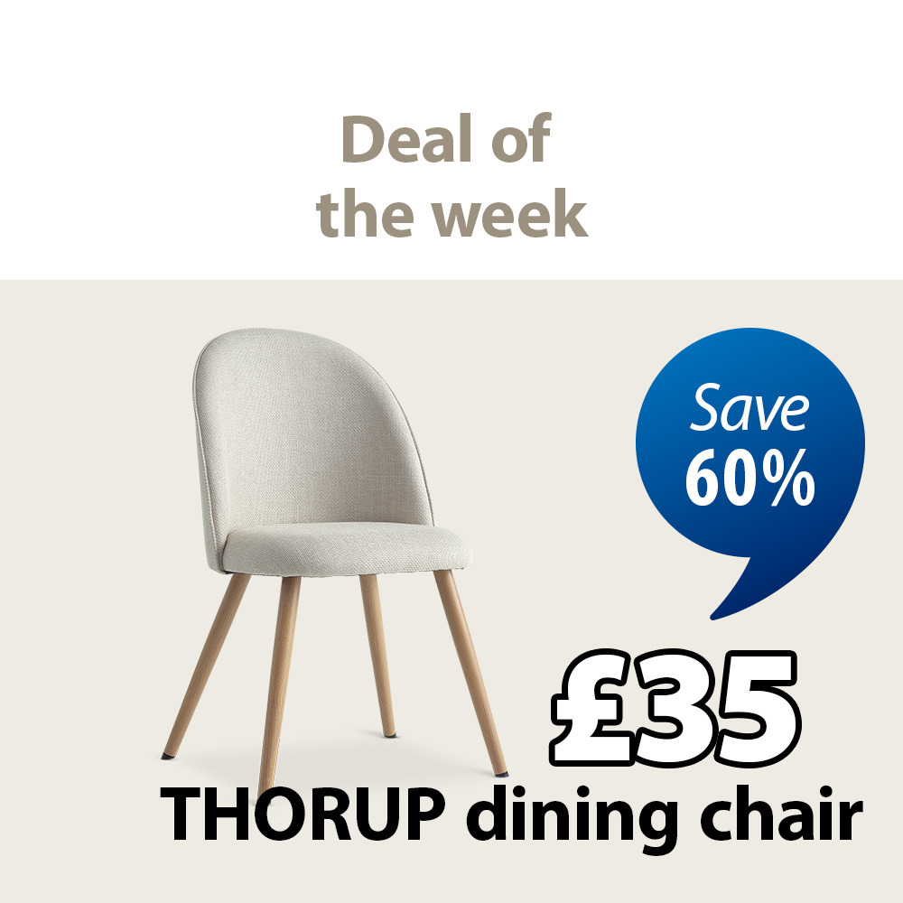 Deal of the week | Thorup dining chair | Save 60% 