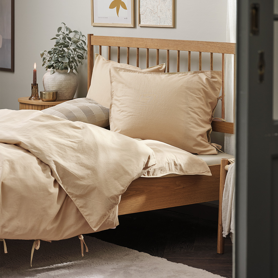 SELMA washed cotton duvet cover set Washed cotton bedding, which includes duvet covers and pillowcases