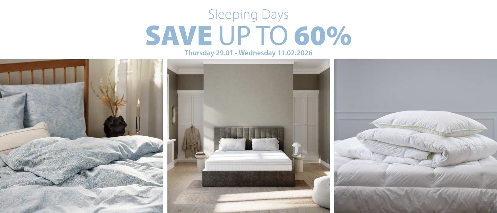 Sleeping Days | Save up to 60%