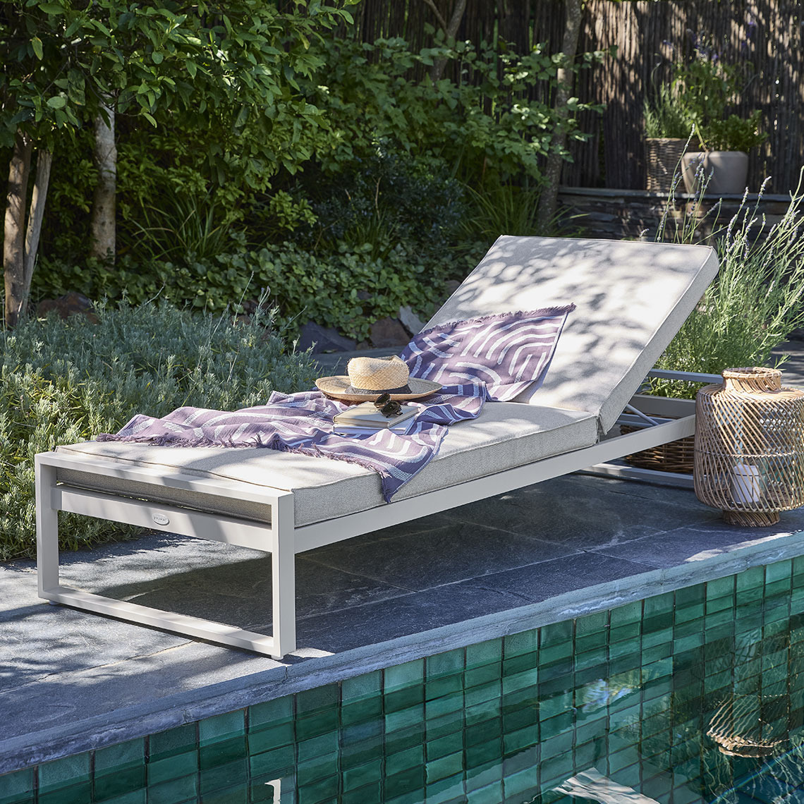 VONGE sun lounger Sun lounger in quick-dry material