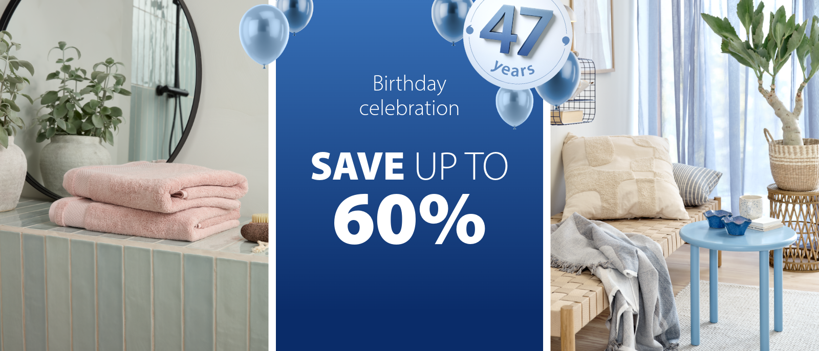 International birthday | Save up to 60%