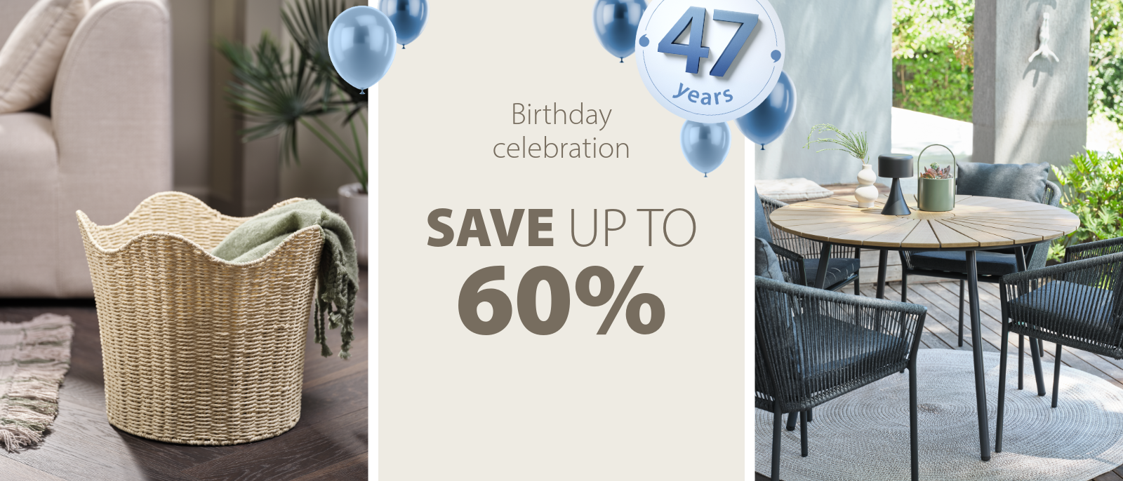 International birthday | Save up to 60%
