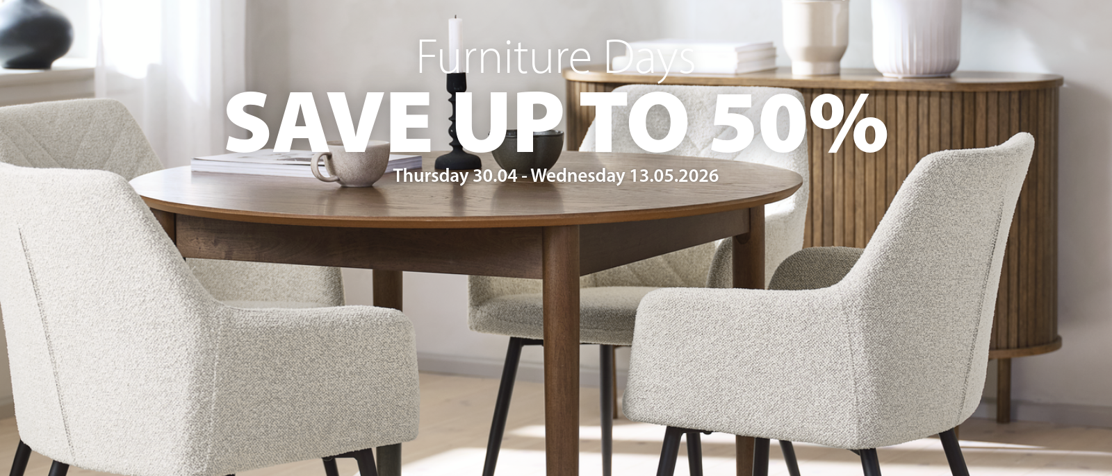 Furniture Days | Save up to 50%