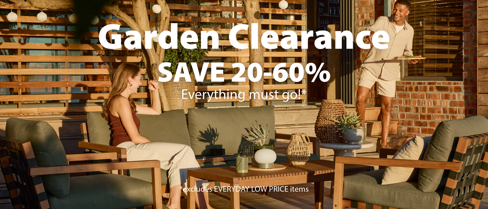 Garden clearance | Save up to 60%