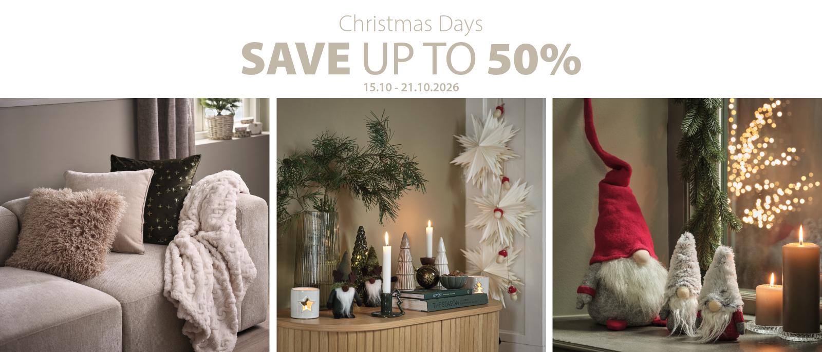 A great offer for Christmas | Save up to 50%