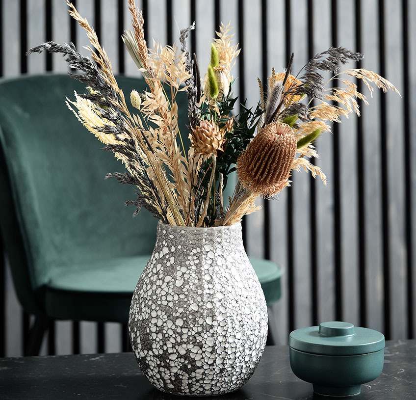 Decorative Flower Vases with Hammered Texture, Vintage Copper Tone Met –  MyGift