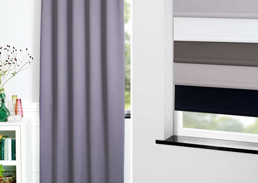 Blackout blinds and curtains from JYSK