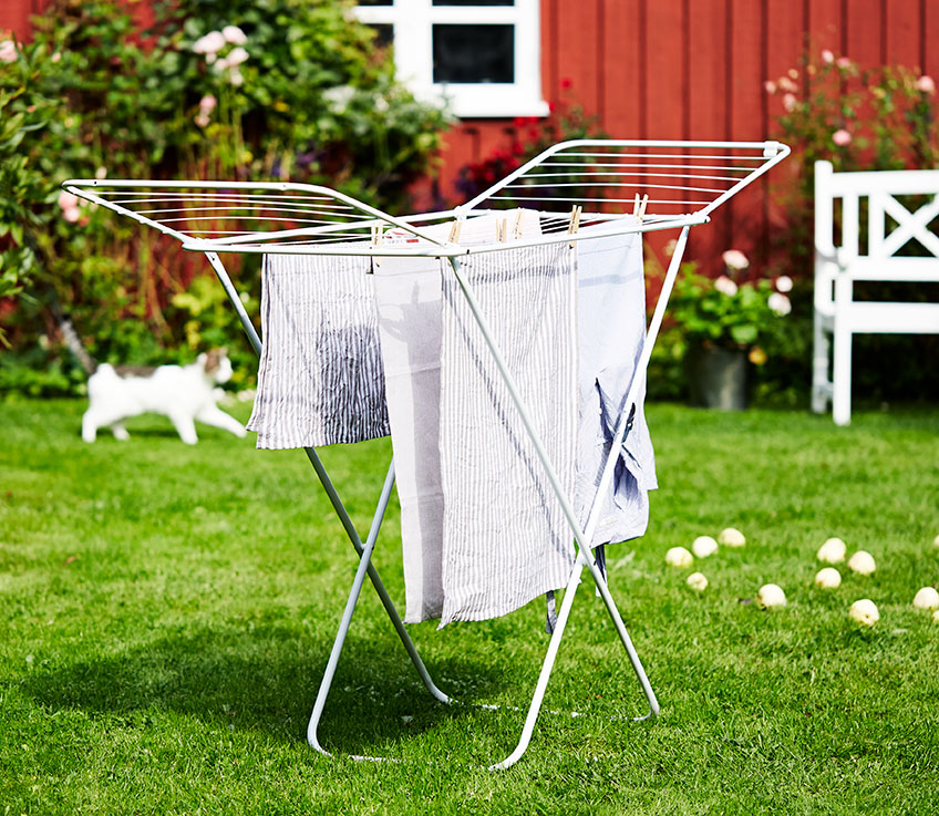 Laundry essentials and drying racks from JYSK
