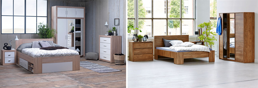 Matching bedroom furniture sets at JYSK